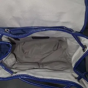 Coach Navy Blue Kyra Nyln Sig Backpack Cloth backpack Coach Blue in Cloth - 31841384 main image 3